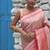 pink hand woven katan silk blend saree
