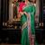green woven silk blend blend saree