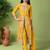 gold embroidered chinon salwar suit with dupatta