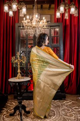 multicolor woven silk blend blend zari woven all seasons sarees 4