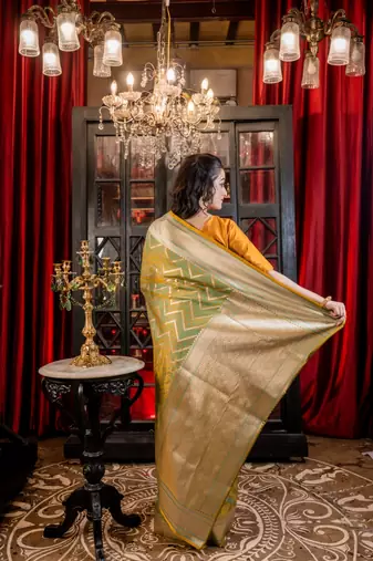 multicolor woven silk blend blend zari woven all seasons sarees