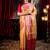 yellow woven silk blend blend saree