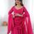 Dark rani pink  new kalicut anarkali suit set with real modeling 