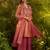 pink silk embroidered anarkali with dupatta