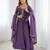 purple crunchy silk anarkali gown with dupatta and pant