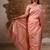 pink woven katan silk blend saree