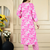 Pink color rayon fabric beautiful printed casual co-ord set