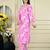 Pink color rayon fabric beautiful printed casual co-ord set