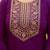  Purple Rayon Embroidery Work Straight Kurta Pant and Dupatta Set