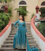 Premium designer readymade top sharara dupatta collection for a comfortable