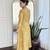  Yellow Rayon Printed Work A-Line Kurta Pant and Dupatta Set