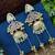 Gold-plated kashmiri long jhumka earrings with pearl & ghungroo chains