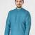 Blue cotton  Mens Cotton Kurta Suit