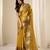 Mustard  handloom tissue soft silk saree – elegant & lightweight traditional wear