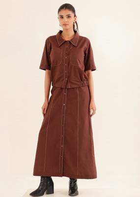 Cinnamon top shirt and skirt 1