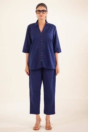 Navy blue shirt & pant