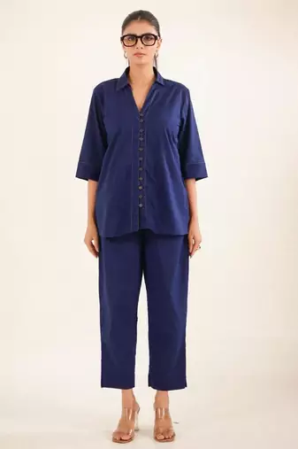 Navy blue shirt & pant