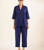 Navy blue shirt & pant