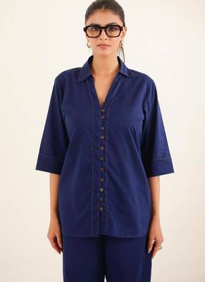 Navy blue shirt & pant 2