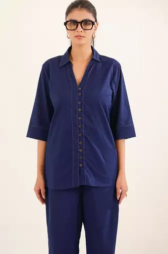 Navy blue shirt & pant