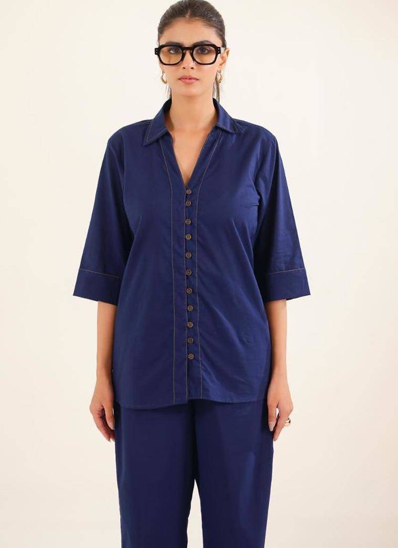 Navy blue shirt & pant