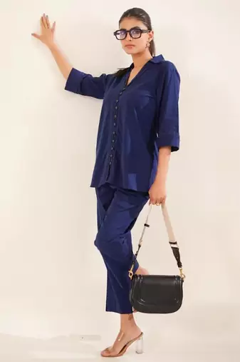 Navy blue shirt & pant