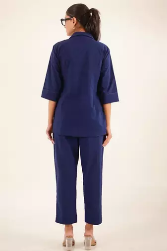 Navy blue shirt & pant