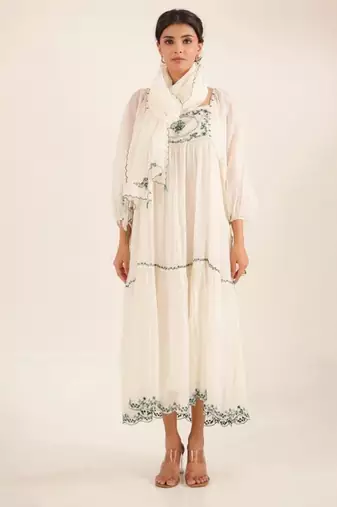 Art sleeve victorian dress