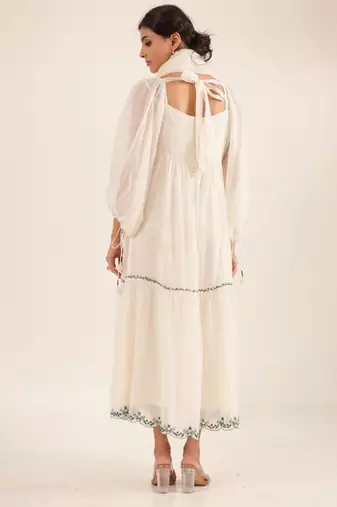 Art sleeve victorian dress