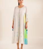 White checkred dress