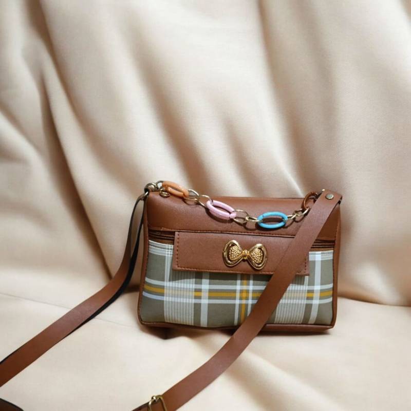 Stylish Women Fabric Sling Bag Printed Crossbody Side Bag for Girls & Ladies