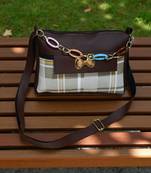 Women Lightweight Fabric Sling Bag Trendy Printed Crossbody Side Purse