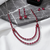 Red american diamonds necklaces