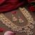 Gold plated kundan multicolor stones necklace set