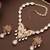 gold plated kundan necklace set