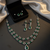 Green american diamonds necklaces