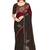 indian maroon zarkan handwork satin silk blend saree