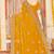 designer mustard heavy zari embroidery silk blend party wear saree
