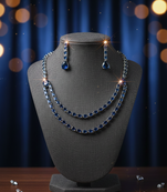 Blue american diamonds necklaces