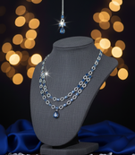 Blue american diamonds necklaces