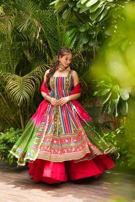 Pink Embroidered Suit Set 3