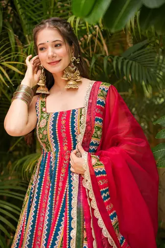 Pink Embroidered Suit Set