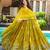 Yellow Embroidered Maxi Set