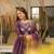 Purple Embroidered Kurta Palazzo set