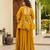 mustard Embroidered sharara set