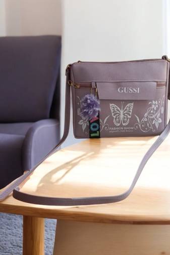 Women Mini Sling Bag Printed Butterfly Shoulder Side Purse