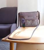 Women Mini Sling Bag Printed Butterfly Shoulder Side Purse