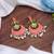 Rani color mint meena earrings