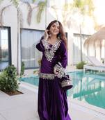 Velvet Mirror Kurta set