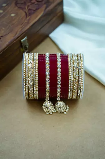 Traditional punjabi chooda for brides